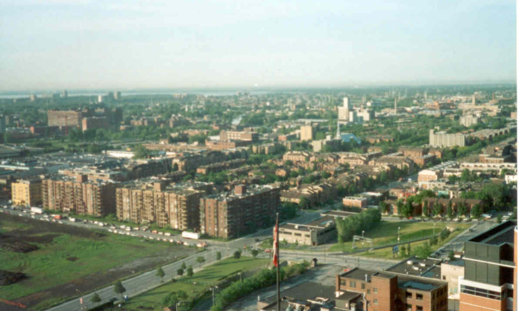 City of Montreal as observed from the conference