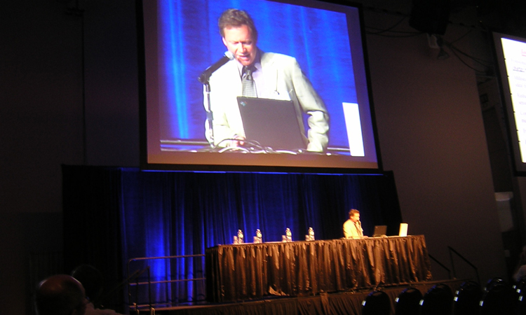 One more image of the lecture.