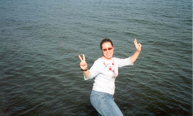 Stormy and the Ocean.