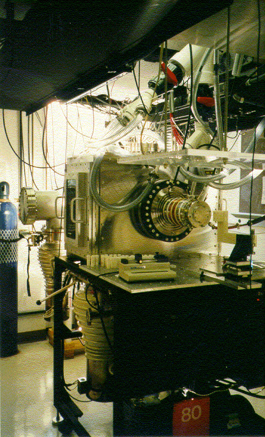 front of the IMS–TOFMS instrument